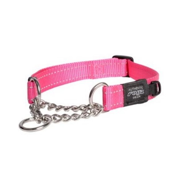 Picture of Rogz Control Chain Collar Pink Large 37-56cm
