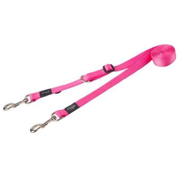 Picture of Rogz Control Multi Lead Pink XL 2m x 25mm