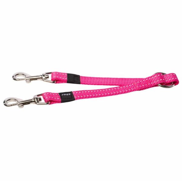 Picture of Rogz Utility Double Split Lead Small Pink