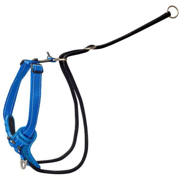 Picture of Rogz Stop Pull Harness XL Blue 60-100cm