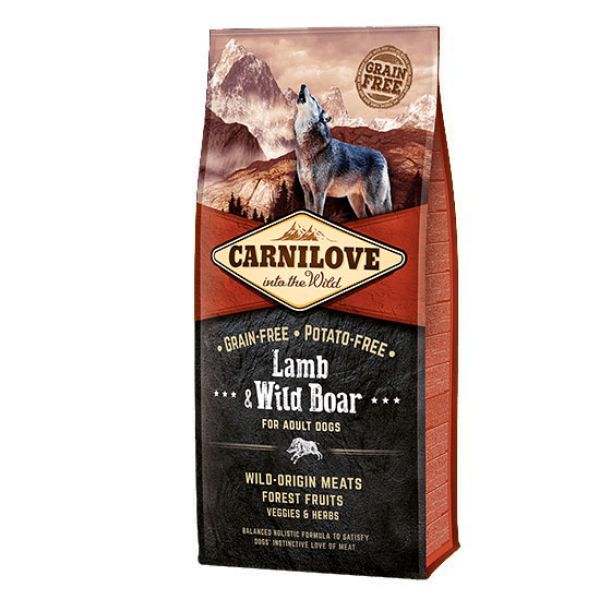 Picture of Carnilove Dog - Lamb & Wild Boar Adult 12kg