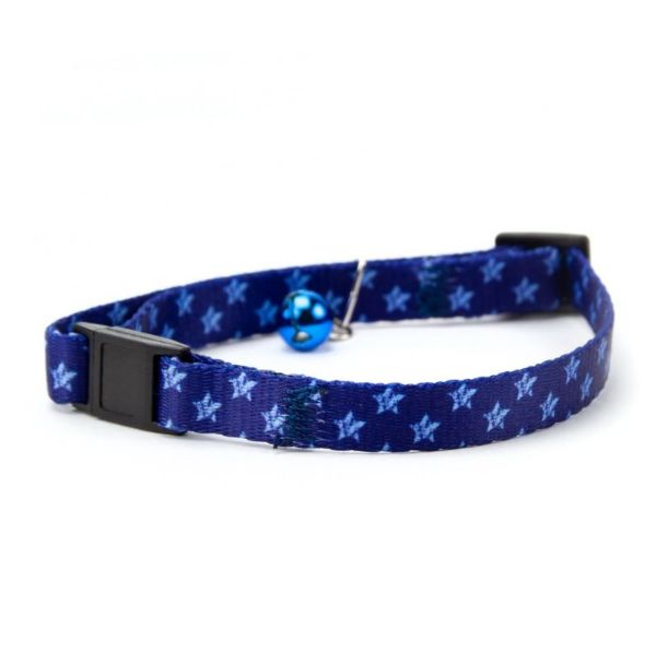 Picture of Great & Small Blue Star Cat Collar