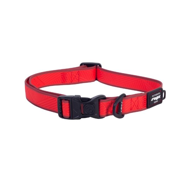 Picture of Rogz Amphibian Classic Collar Red 34-56cm Large