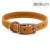 Picture of Ancol Timberwolf Leather Collar Mustard 28-36cm Size 3