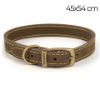 Picture of Ancol Timberwolf Leather Collar Sable 45-54cm Size 6