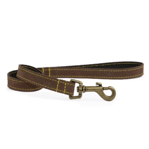 Picture of Ancol Timberwolf Leather Lead Sable 60cmx19mm