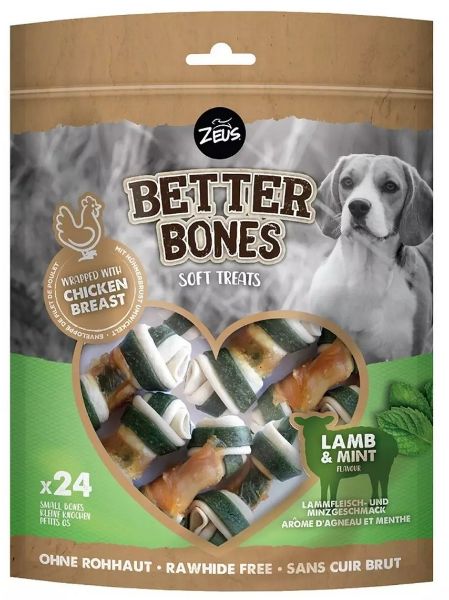 Picture of Zeus Better Bones Lamb & Mint Wrapped Bones X24