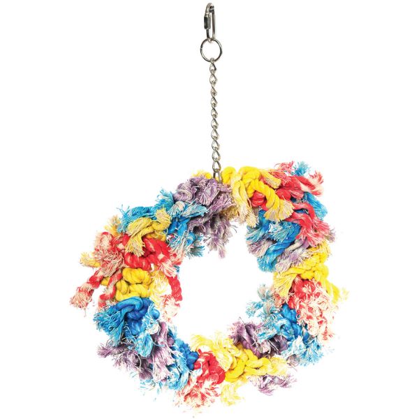 Picture of The Bird House Flossing Ring Bird Toy
