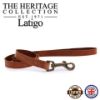 Picture of Heritage Latigo Leather Lead Chestnut 100cm x19mm