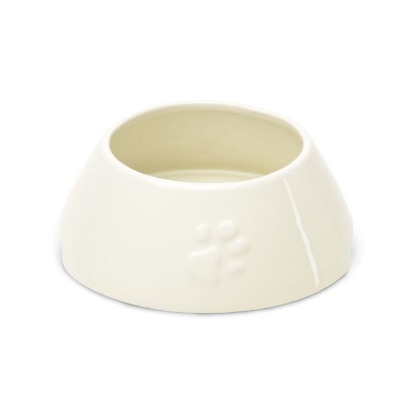 Picture of Scruffs Icon Long Eared Dog Bowl 21cm Cream