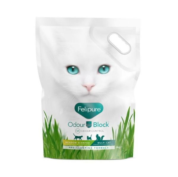 Picture of Felipure Multi Cat Meadow Scented Litter 6kg