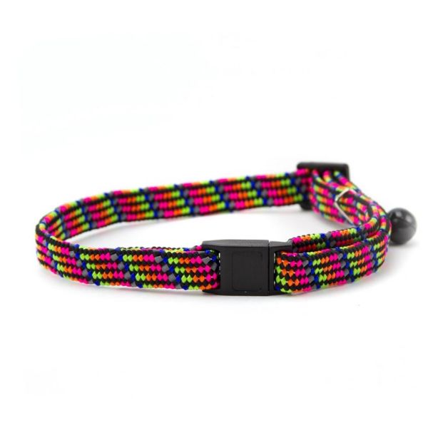 Picture of Great & Small Reflective Rainbow Cat Collar