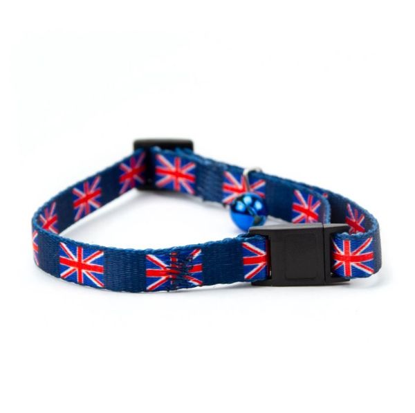 Picture of Great & Small Union Jack Cat Collar