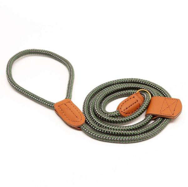 Picture of Great & Small Country Rope Slip Lead Green 161x0.9cm
