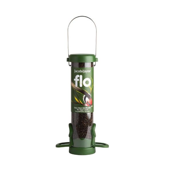 Picture of Jacobi Jayne Flo Small Niger Seed Feeder Classic Green