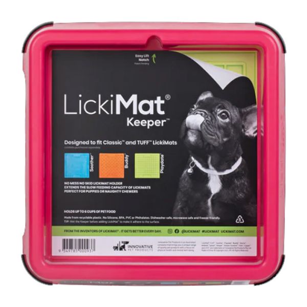 Picture of LickiMat Keeper Indoor Pink