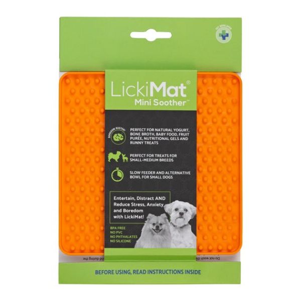 Picture of LickiMat Mini Soother Orange