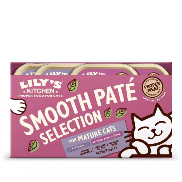 Picture of Lilys Kitchen Cat Trays Smooth Pate Selection Mature 8x85g