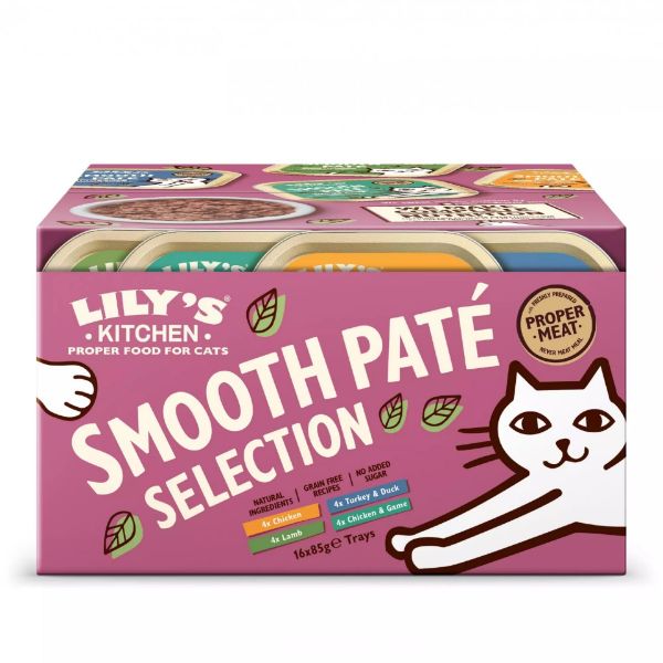 Picture of Lily's Kitchen Cat Trays Smooth Pate Selection 8x85g