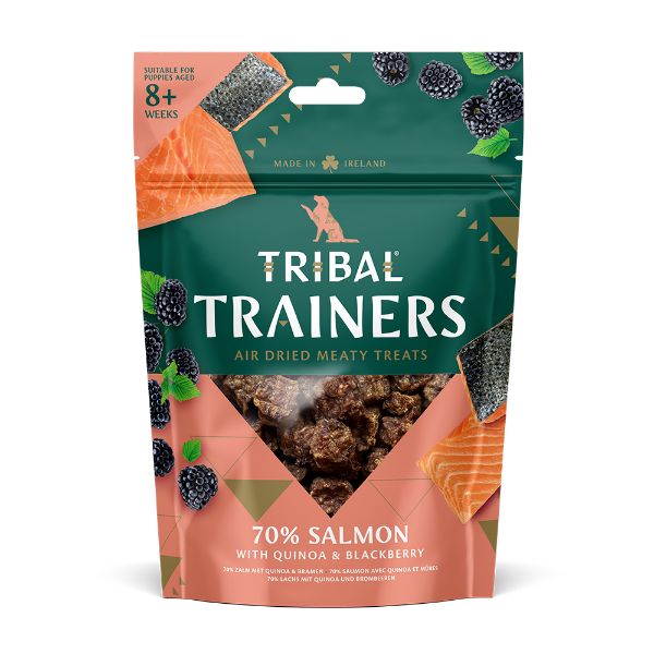Picture of Tribal Trainers Salmon & Blackberry 80g