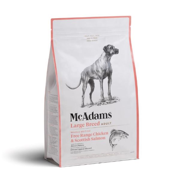 Picture of McAdams Large Breed Dry Free Range Chicken & Salmon 10kg