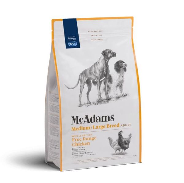 Picture of McAdams Medium/ Large Breed Free Range Chicken 10kg