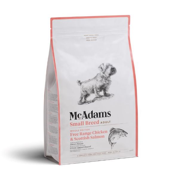 Picture of McAdams Small Breed Chicken & Salmon 2kg