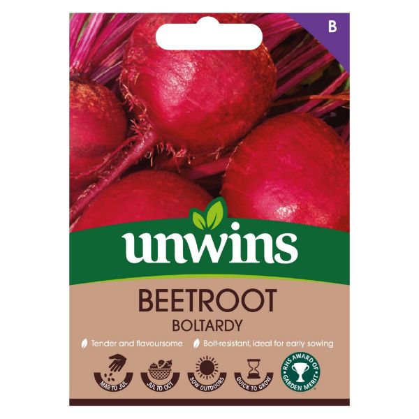 Picture of Unwins Beetroot Boltardy Seeds