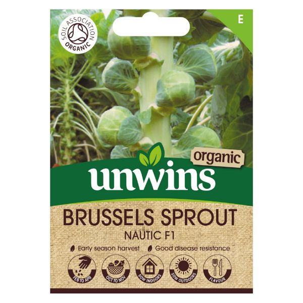 Picture of Unwins Organic Brussels Sprout Nautic F1 Seeds