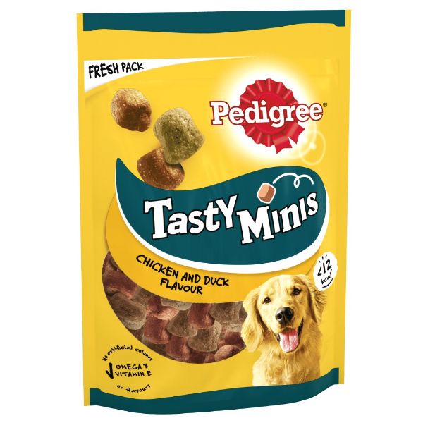 Picture of Pedigree Tasty Minis Chewy Chunks Chicken & Duck 130