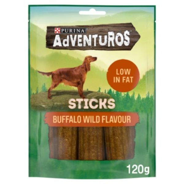 Picture of Purina Adventuros Sticks Buffalo Flavour 120g