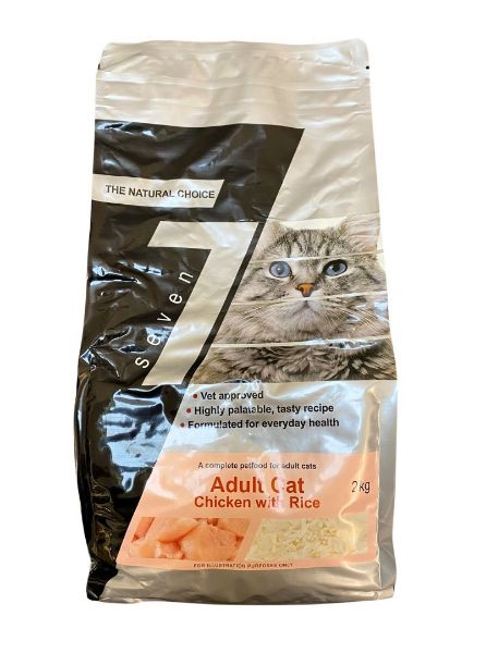Picture of Seven Cat - Adult Chicken & Rice 2kg