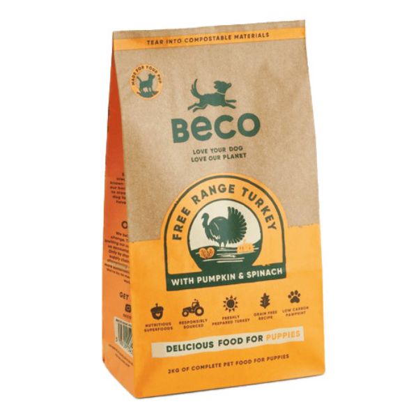 Picture of Beco Puppy Free Range Turkey with Pumpkin & Spinach 2kg