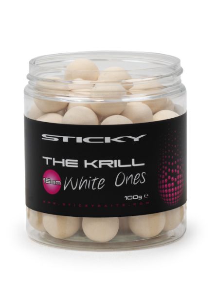 Picture of Sticky Baits The Krill Pop Ups White Ones 16mm