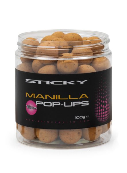 Picture of Sticky Baits Manilla Pop Ups 16mm 100g