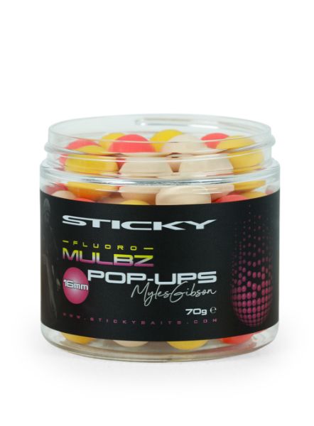 Picture of Sticky Baits Mulbz Pop Ups Fluoro 12mm 70g