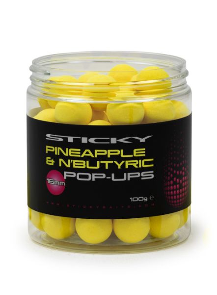 Picture of Sticky Baits Pop Up Pineapple & N’Butyric 16mm