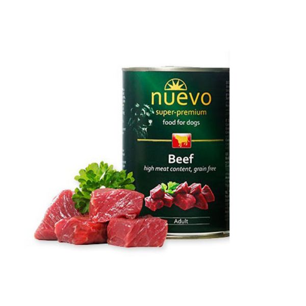 Picture of Nuevo Dog Adult Beef 6x400g