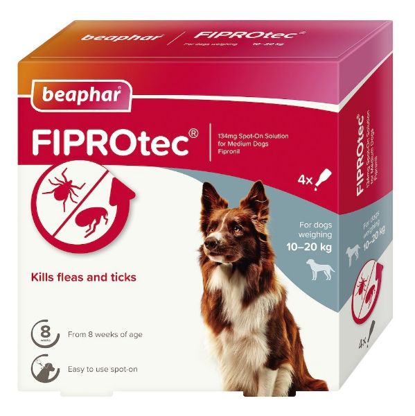 Picture of Beaphar FIPROtec Flea & Tick Spot-on For Dogs (10-20kg)