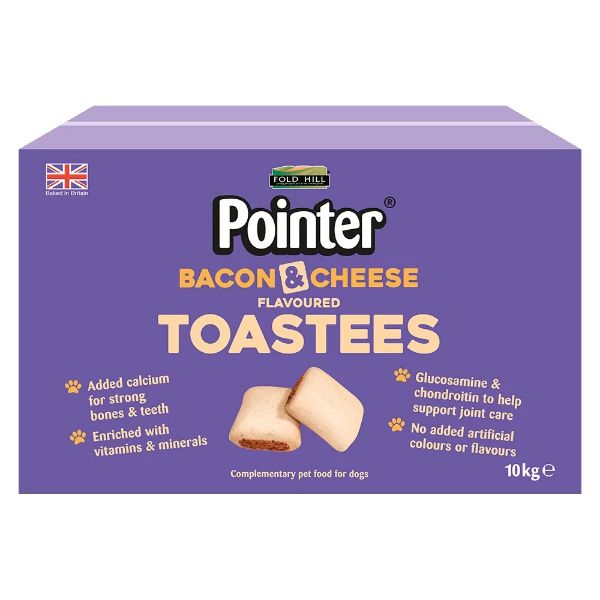 Picture of Pointer Bacon & Cheese Flavoured Toastees 10kg