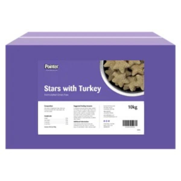 Picture of Pointer Grain Free Turkey Stars 10kg