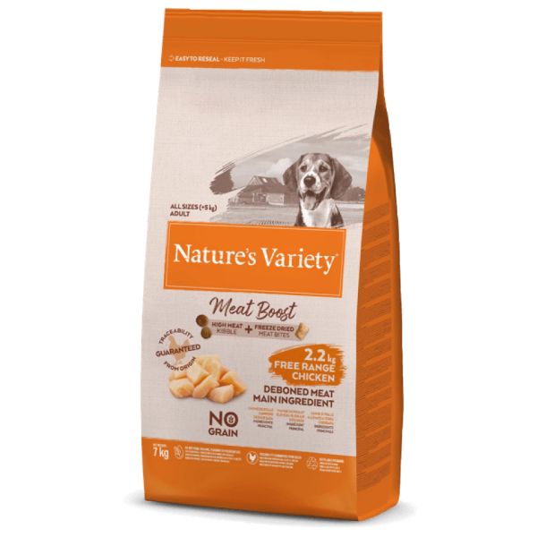 Picture of Natures Variety Dog - Meat Boost Free Range Chicken 7kg