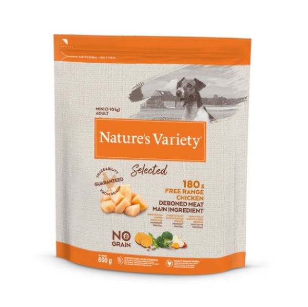 Picture of Natures Variety Dog - Selected Mini Adult Chicken 600g