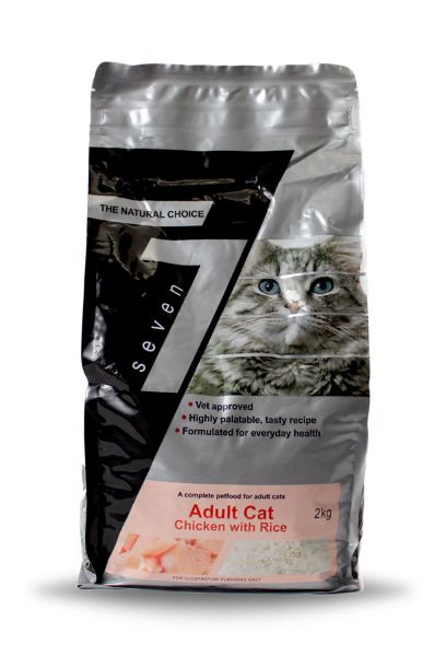 Picture of Seven Cat - Adult Chicken With Rice 2kg