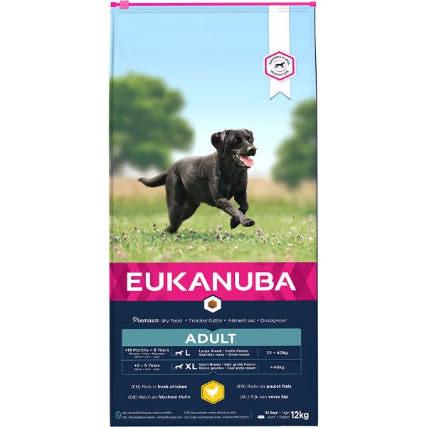 Picture of Eukanuba Adult Active Large Breed Chicken 12kg