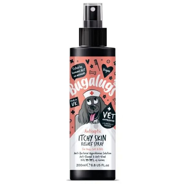 Picture of Bugalugs Dog Antiseptic Itchy Skin Relief Spray 200ml