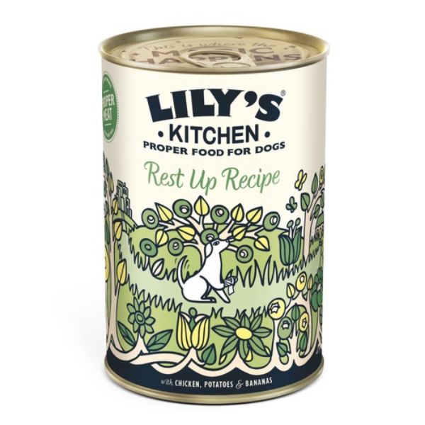 Picture of Lily's Kitchen Dog Tin Rest Up Recipe 6x400g