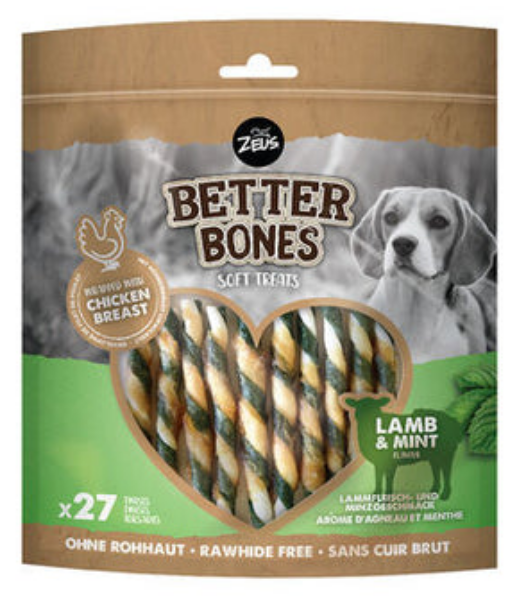 Picture of Zeus Better Bones Lamb & Mint Twists x27