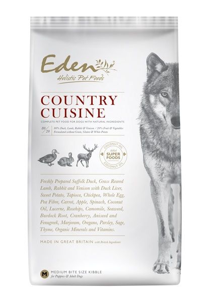 Picture of Eden Dog - 80/20 Country Cuisine Medium Kibble 12kg